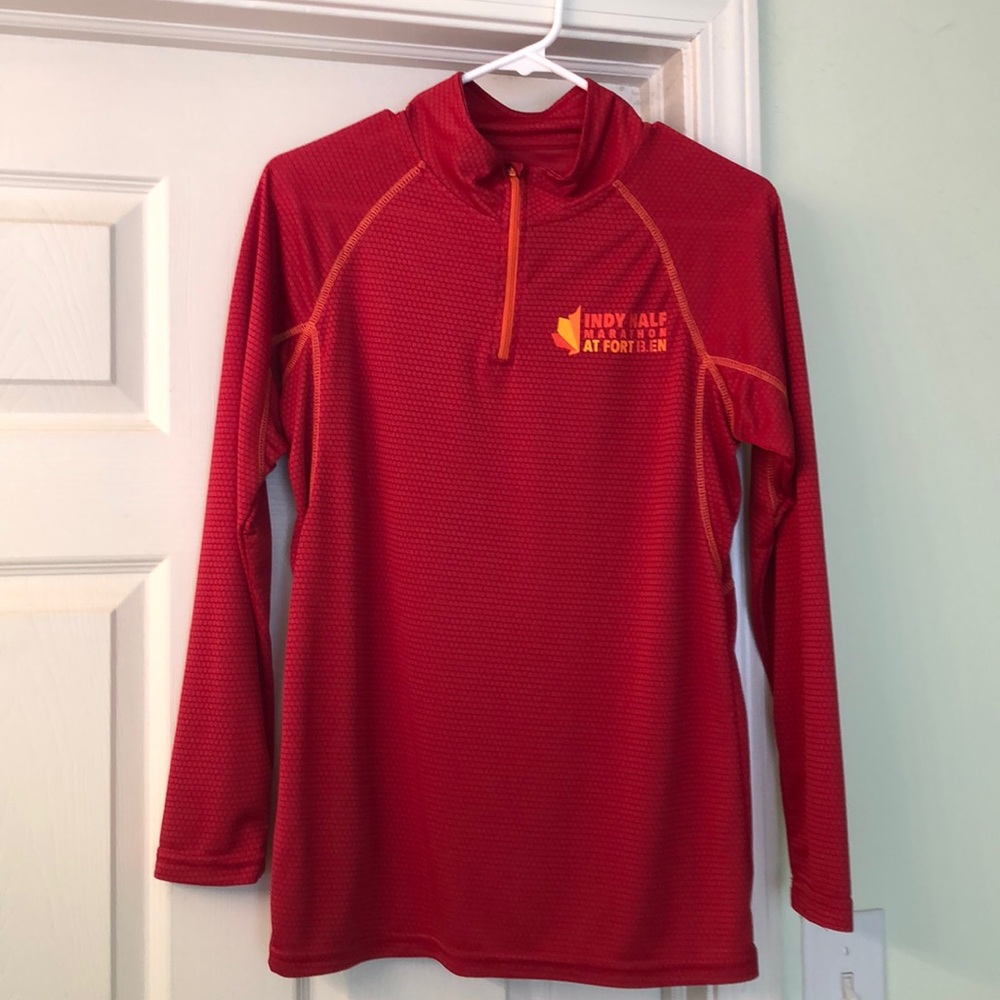 Quarter zip long sleeve shirt